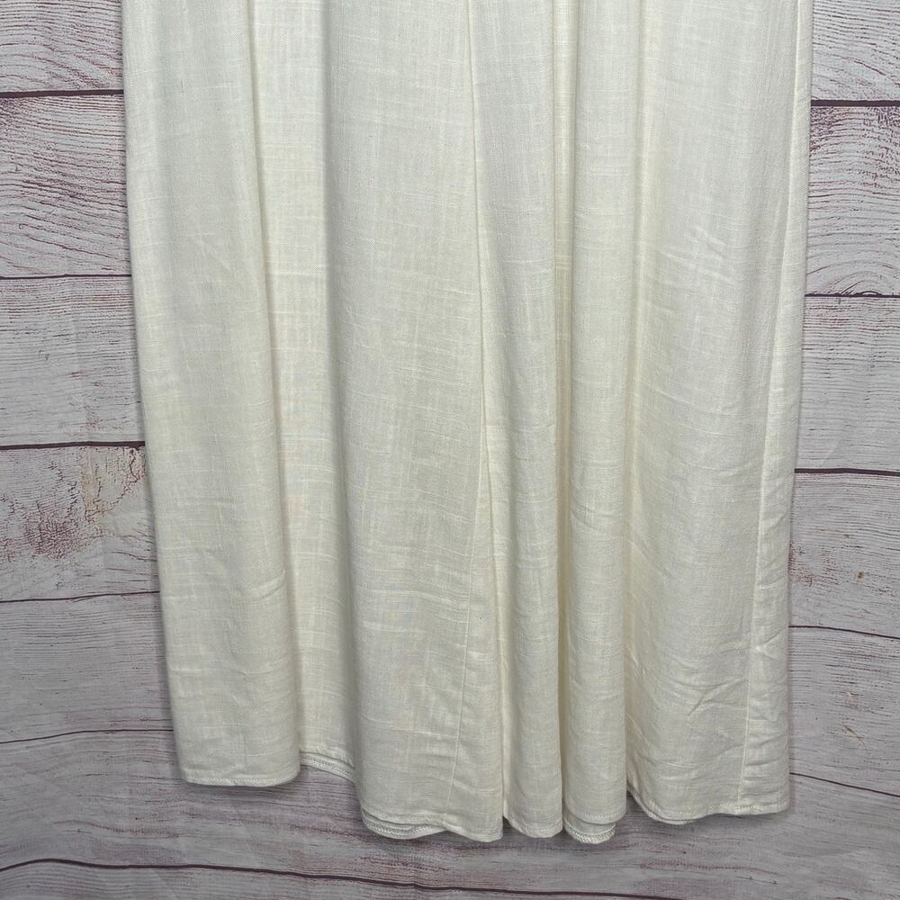 Petal & Pup Cotton Linen Breezy Flared Wide Leg Lightweight Summer Pants Size 4 - Picture 9 of 11